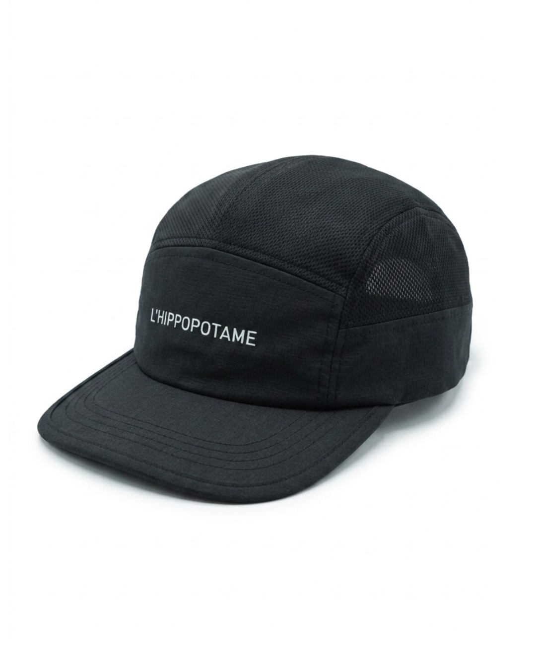 Casquette de course L’Hippopotame Classique | Noire