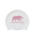 L'Hippopotame Classic Silicone Swim Cap | Pink