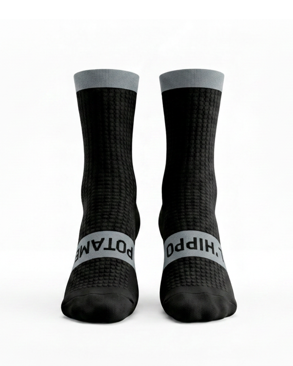 L'Hippopotame Apex-1 | Chaussettes performantes - Noires