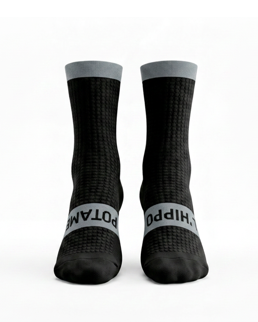 L'Hippopotame Apex-1 | Chaussettes performantes - Noires
