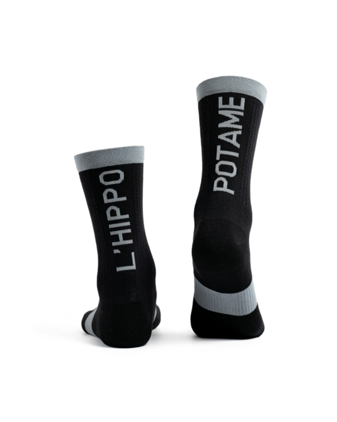 L'Hippopotame Apex-1 | Chaussettes performantes - Noires