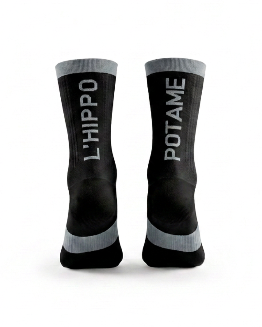 L'Hippopotame Apex-1 | Chaussettes performantes - Noires