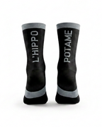 L'Hippopotame Apex-1 | Chaussettes performantes - Noires