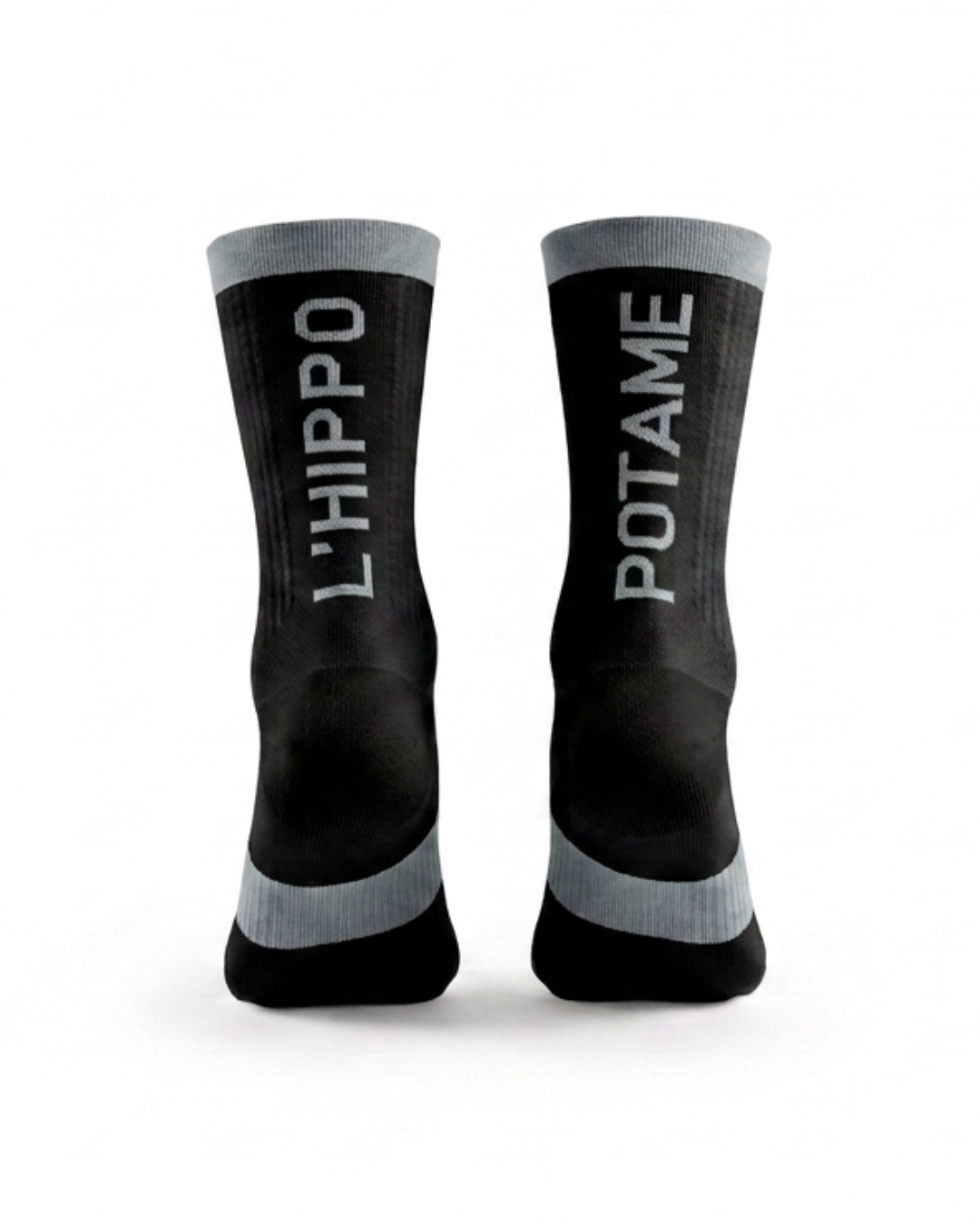 L'Hippopotame Apex-1 | Chaussettes performantes - Noires